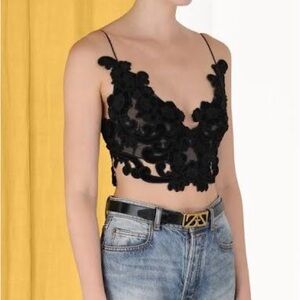 Zimmermann Sensory Velvet Lace Bodice